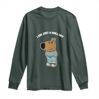 I Am Just A Chill Guy Long Sleeve Shirt Funny My New Character