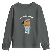 I Am Just A Chill Guy Youth Sweatshirt Funny My New Character