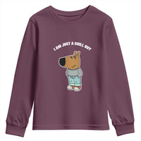 I Am Just A Chill Guy Youth Sweatshirt Funny My New Character