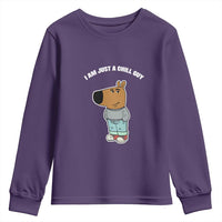 I Am Just A Chill Guy Youth Sweatshirt Funny My New Character