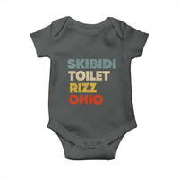 Skibidi Toilet Rizz Ohio Baby Onesie Funny Gen Alpha Slang Rizzler Game