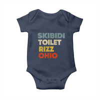 Skibidi Toilet Rizz Ohio Baby Onesie Funny Gen Alpha Slang Rizzler Game
