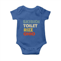 Skibidi Toilet Rizz Ohio Baby Onesie Funny Gen Alpha Slang Rizzler Game