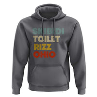 Skibidi Toilet Rizz Ohio Hoodie Funny Gen Alpha Slang Rizzler Game