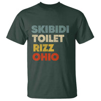 Skibidi Toilet Rizz Ohio T Shirt Funny Gen Alpha Slang Rizzler Game - Wonder Print Shop