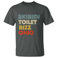Skibidi Toilet Rizz Ohio T Shirt Funny Gen Alpha Slang Rizzler Game - Wonder Print Shop