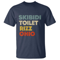 Skibidi Toilet Rizz Ohio T Shirt Funny Gen Alpha Slang Rizzler Game - Wonder Print Shop