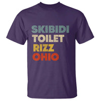 Skibidi Toilet Rizz Ohio T Shirt Funny Gen Alpha Slang Rizzler Game - Wonder Print Shop