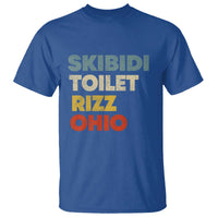 Skibidi Toilet Rizz Ohio T Shirt Funny Gen Alpha Slang Rizzler Game - Wonder Print Shop