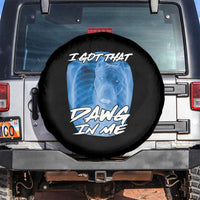 I Got That Dawg In Me Spare Tire Cover Funny Pitbull Xray Ironic Meme Viral Quote