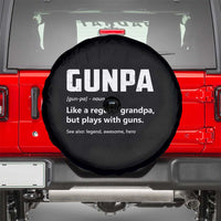 Cool Gun Grandpa Enthusiast Spare Tire Cover Funny Gunpa Definition Like A Regular Grandpa But Plays With Guns