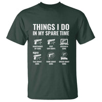 Funny Gun Lover T Shirt Things I Do In My Spare Time Guns Owner Enthusiast