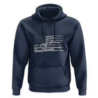 American Flag Rifle Firearm Hoodie Machine Guns 2A