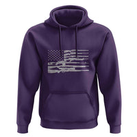 American Flag Rifle Firearm Hoodie Machine Guns 2A