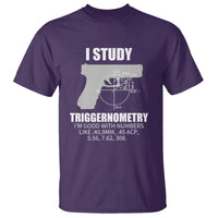 Funny Gun Owner T Shirt I Study Triggernometry I'm Good With Numbers 2nd Amendment Rights - Wonder Print Shop