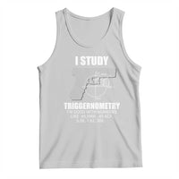 Funny Gun Owner Tank Top I Study Triggernometry I'm Good With Numbers 2nd Amendment Rights
