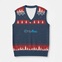 Funny Gun Owner V-Neck Knit Sweater Vest Only Guns Meme Parody - Wonder Print Shop