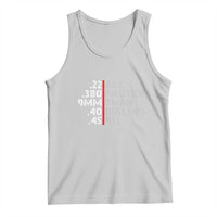 Funny Gun Owner Tank Top Faster Than Dialing 911 Bullet Diameter
