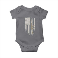American Flag Second Amendment Baby Onesie Guns Weapons Rifles 2A Amendment Fathers Day US Flag