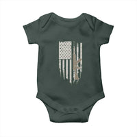 American Flag Second Amendment Baby Onesie Guns Weapons Rifles 2A Amendment Fathers Day US Flag