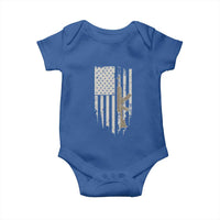 American Flag Second Amendment Baby Onesie Guns Weapons Rifles 2A Amendment Fathers Day US Flag