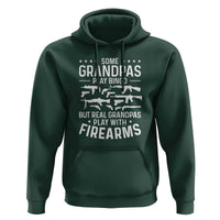 Funny Gun Grandpa Hoodie Real Grandpas Play With Firearms Guns Owner Lover