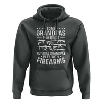 Funny Gun Grandpa Hoodie Real Grandpas Play With Firearms Guns Owner Lover