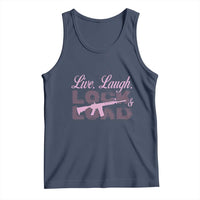 Funny Gun Girls Tank Top Live Laugh Lock And Load Guns Lover Girl Owner 2A