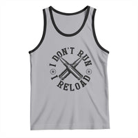 Gun Rights Tank Top I Don't Run I Reload Gun Rights American Flag patriots
