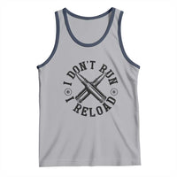 Gun Rights Tank Top I Don't Run I Reload Gun Rights American Flag patriots