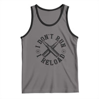 Gun Rights Tank Top I Don't Run I Reload Gun Rights American Flag patriots