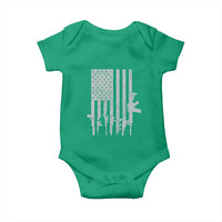 American Flag Rifle Guns Baby Onesie Cool Pro Gun Retro Distressed TS02