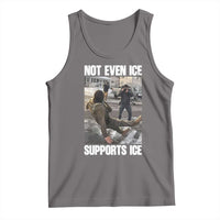 Not Even Ice Supports Ice Tank Top Viral Political Ice Slipping Meme Against Ice Satire