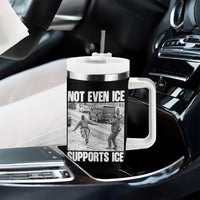 Not Even Ice Supports Ice Tumbler With Handle Viral Political Ice Slipping Captured Meme Against Ice