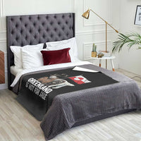 Greenland Is Not For Sale Throw Blanket Arctic Animal Resist Protest Greenland Flag