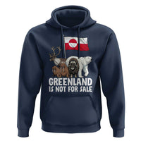 Greenland Is Not For Sale Hoodie Arctic Animal Resist Protest Greenland Flag