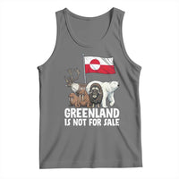 Greenland Is Not For Sale Tank Top Arctic Animal Resist Protest Greenland Flag