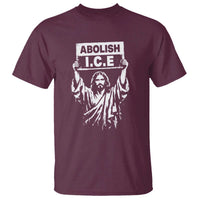 Jesus Abolish Ice Protest T Shirt Religious Faith Justice and Freedom Resistance
