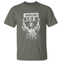 Jesus Abolish Ice Protest T Shirt Religious Faith Justice and Freedom Resistance