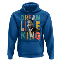 Dream Like King Inspirational MLK Graphic Hoodie Civil Rights Legacy Tribute
