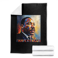 I Have A Dream Inspirational MLK Quotes Throw Blanket Equality and Justice Martin Luther King Tribute