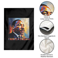 I Have A Dream Inspirational MLK Quotes Garden Flag Equality and Justice Martin Luther King Tribute