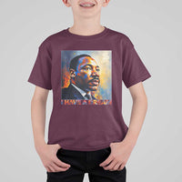 I Have A Dream Inspirational MLK Quotes T Shirt For Kid Equality and Justice Martin Luther King Tribute