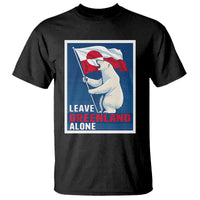 Leave Greenland Alone Polar Bear Resist T Shirt Vintage Patriotic Propaganda Sovereignty Protest