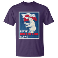 Leave Greenland Alone Polar Bear Resist T Shirt Vintage Patriotic Propaganda Sovereignty Protest