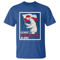 Leave Greenland Alone Polar Bear Resist T Shirt Vintage Patriotic Propaganda Sovereignty Protest