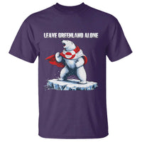Heroic Polar Bear Leave Greenland Alone T Shirt Patriotic Island Sovereignty Protest