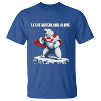 Heroic Polar Bear Leave Greenland Alone T Shirt Patriotic Island Sovereignty Protest