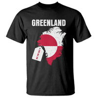 Greenland Not For Sale Patriotic T Shirt Grunge Flag and Price Tag Protest