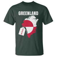 Greenland Not For Sale Patriotic T Shirt Grunge Flag and Price Tag Protest